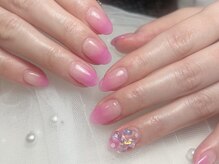 ジョアネイル(JOA Nail)/シンプル/リボン/カラーグラデー