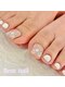 フラワーネイル 古河店(Fleur nail)の写真/夏のお出かけに♪カスタマイズ可能なデザインで、自爪を傷めない本格フットネイルを体験！◎