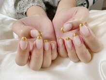 モグネイル(Mogunail)/上品ミラーフレンチ