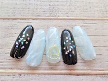 ブランロール 中目黒店(Blanl'or)/涼し気シェルネイル