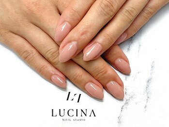 ネイルスタジオ ルキナ(LUCINA)/c-328 ピンクワンカラーネイル