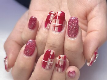 パパ(PAPA)/赤×チェック