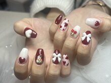 ジョアネイル(JOA Nail)/冬/雪だるま/クリスマス/ハート