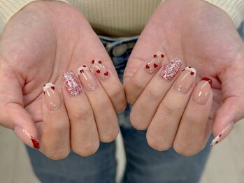 オーシャン 銀座店(OCEAN)/バレンタインネイル