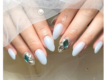 ネイル バイ エン(Nail by EN)/ビジューネイル