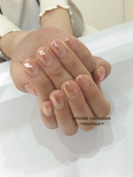 プライベート ネイルサロン マーマ(murmur)/ミラーグラデーション