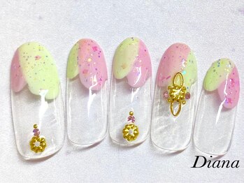 定額ネイル　7,700円　A‐011