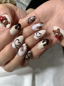 ナナズネイル 西小倉店(NANA's Nail)/バレンタインネイル
