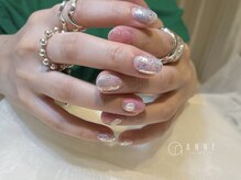 アンネ 東心斎橋店(ANNE)/淡水パール風ネイル:担当ari