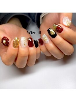 和っぽいネイル