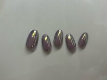 ソウ 難波店 nail salon Sou/ハート×ミラーネイル