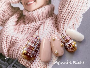 アグニークリッシェ(Agunik Riche)/【ツイードネイル】