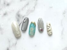 リオッサ オブ ラグーン(RIOSSA of Lagoon)/大人かわいい夏っぽネイル