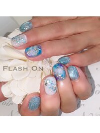夏☆炭酸ネイル☆