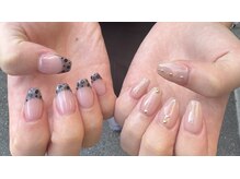 エムエイチネイル(MH_Nail)/秋/フレンチ／ドット