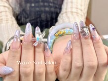 ウェーブネイルサロン'('Wave Nail salon)/持ち込みデザイン/フィルイン
