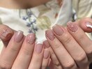 ぷっくりフラワーネイル