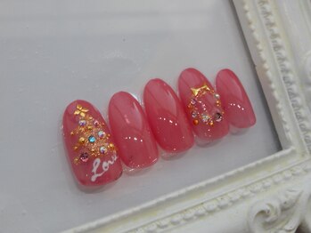 ラテネイル(Latte Nail)/定額ジェルMコース　クリスマス