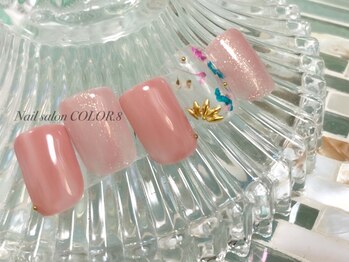 ネイルサロン カラーエイト(Nailsalon COLOR.8)/ニュアンス、ピンク、ナチュラル