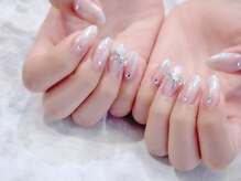 ラルネイル 大宮(Lull. nail)/#艶パールグラデーション