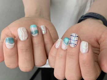 クレモアネイル 池袋西口店(CLEMORE NAIL)/ぷっくり×サマーネイル