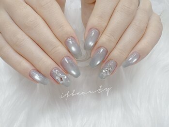 イフビューティー 御徒町店(if beauty)/マグネットネイル#フィルイン