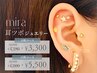 耳ツボジュエリー☆期間限定10パーツ￥3300(片耳５粒ずつ