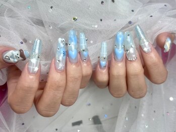 アミネイル(Ami Nail)の写真/《池袋口コミ高評価》Ami Nailのうる艶ワンカラーが¥4000♪当日来店で安くなるクーポンなど豊富にご用意!