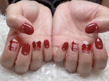 レアネイル 新宿(le'a nail)/チェックデザイン