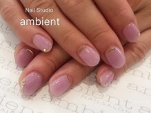 ネイルスタジオ アンビエント 表町店(Nail Studio ambient)/先端にさりげなく
