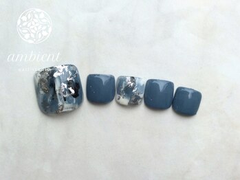 ネイルスタジオ アンビエント 表町店(Nail Studio ambient)/秋フットネイル