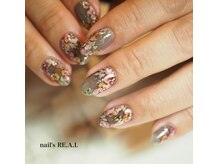 ネイルズリアル 倉敷(nail's RE.A.L)/フラワーネイル