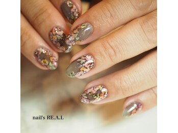 ネイルズリアル 倉敷(nail's RE.A.L)/フラワーネイル