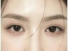 【眉毛WAX＋まつ毛パーマ】印象垢抜け／左右差・下がりまつ毛に◎