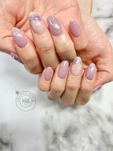 オレンジスティック/あじさい