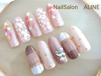 ネイルサロン アリーヌ(ALINE)/【定額】VIPコース¥8900