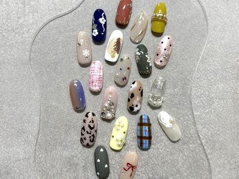 ネイルサロン エルフィン ル シエル(Nailsalon elfin Le ciel)の写真/【栄・矢場町】定額ネイルリニューアル★幅広いデザインから選べるので理想の指先が叶う!