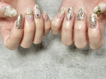 08ネイル(08 nail&school)/クリア感♪ニュアンスデザイン