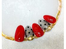 ルアナ(Luana.)/秋のドットネイル