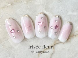 チークネイル☆ハートストーン