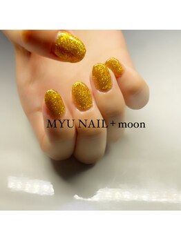 ミューネイル プラスムーン 桜本町店(MYU NAIL +moon)/ラメワンカラー