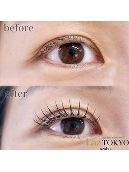 ラズ トウキョウ アザブ(Laz TOKYO azabu)/LEDマツエク BeforeAfter
