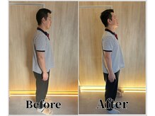 整体ラルース 中目黒(LALUZ)/40代　男性　猫背、巻き肩改善