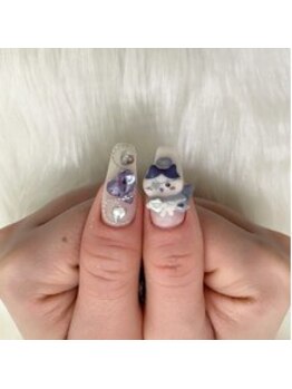 プリュム(Plume)/3D/推しネイル/キャラクター