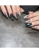 グラント ネイル 泉佐野店(GRANT NAIL)/ドットとチェック◎