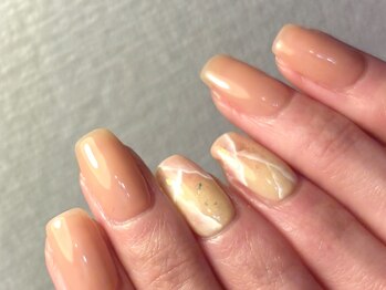 天然石風ネイル