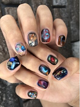 ピピランチェ(PIPIRANCHE)/個性派深みネイル