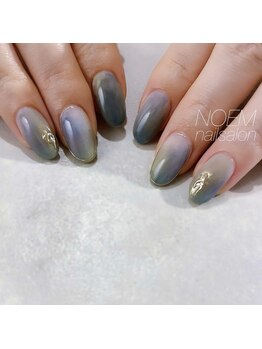ノエム ネイルサロン(NOEM)/ニュアンスブルーネイル