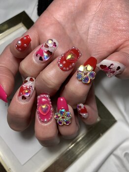ナナズネイル 西小倉店(NANA's Nail)/バレンタインネイル