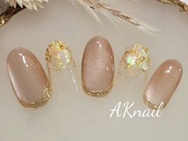 定額A/秋色/ベージュマグネット